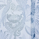 Voile Tie Up Shade Small Window Roman Curtain Rod Pocket Panel 46x63" Blue