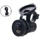 USB Motorcycle Mobile Phone Power Supply Charger Socket 12V Waterproof fgh