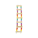 Bird Swing Wooden Bridge Ladder Climb Cockatiel Parakeet Budgie Parrot Pet T`US