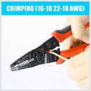 MultiPurpose Electrical Wire Stripping Tool Crimper Pliers Insulated Cutter- OZ