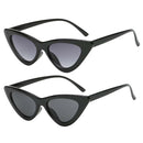 2Pcs New Girls Mirrored Sunglasses Cateye Triangle Outdoor Glasses UV400