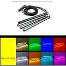 1Pcs 5050 RGB SMD 48 LED Strip Light 12V Car Interior Atmosphere Decorative Lamp