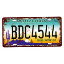 Car License Retro Metal Tin Sign Plaque Picture Bar Pub Man Cave