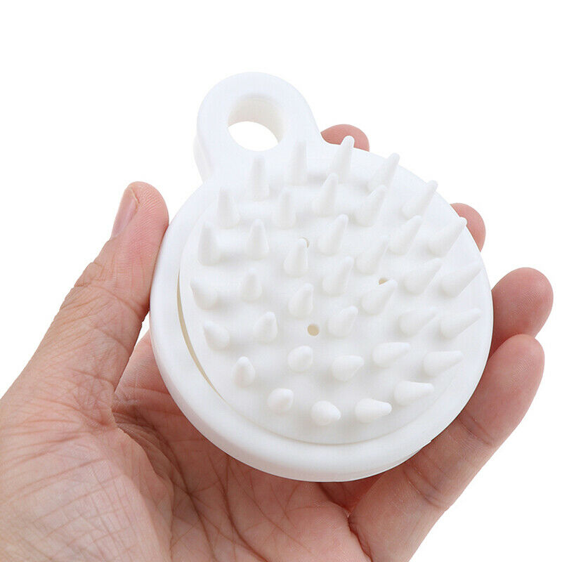 Silicone Head Body Shampoo Scalp Massage Brush Comb Hair Washing Comb Bath T BX
