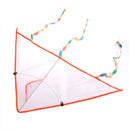 1PC DIY Painting Kite Foldable Outdoor Beach Kite Children Kids Sport Toys ME