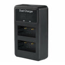 Np-W126 Dual Battery Charger For Fujifilm Hs33Exr X-Pro1 X-E1 X-E2 X-M1 X-A