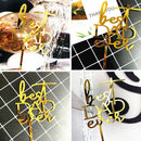 Acrylic Cake Topper Father's Day Party Cake Decorations Supplies Cupcake ToppFT