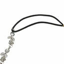 Hair Headband Elegant Elastic Headband with Rhinestones Flowers for Women - T5X5