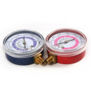 1Pair Air Conditioner R410A R134A R22 Refrigerant Low & High Pressure Gauge