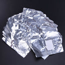 100pcs/bag Nail Art Tool Polish Nail Removal Tinfoil Sheet w/ Cotton inside