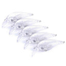 10PCS Unpainted Crankbait Fishing Lure Body Blank lures 7.5cm  10.2g DRP