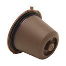 3pcs Refillable Reuse Coffee Capsule Filters for Nespresso Machine (Multi) A
