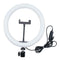 360 Degree Rotary Selfie  Light with Tripod Stand and Cell Phone Holder