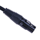3pin XLR Female to 2 RCA Male Cable Audio Adapter Cable Metal Connector A