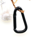 10Pcs Aluminum D-Ring Carabiner Keyring Buckle Small Water Bottle Clip