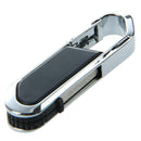 16GB USB2.0 Memory Stick Keychain rotation Metal U disk Black