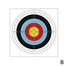 Paper Darts Target 10 Round Archery Rings Practice Sports Accessories O0Y0