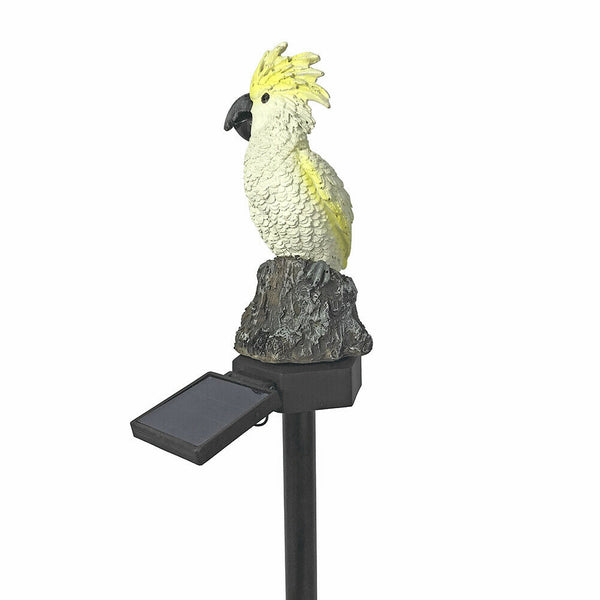 Solar Power LED Parrot Lawn Light Waterproof Garden Landscape Lamp (Yellow)