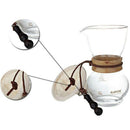 Gater New Wood Neck Coffee Drip Pot 480Cc 3-4 Cups Ice Drip Maker Coffee Ma