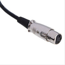 10FT XLR 3 Pin Female to 1/8" 3.5mm Stereo Jack Microphone Audio Cord CableS Bj