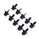 5 Pcs R13-402 Black ON-ON 3Pin 2Position Maintained SPDT Round Toggle Switch M&E