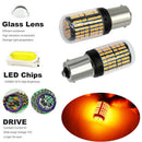1x Yellow 1156 1095 1141 P21W BA15S 7506 LED 3014 144-SMD Turn Signal Light