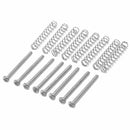 8 Pcs M2.5x32MM Electric Guitar Humbucker Pickups Adjust Height Screw and S