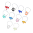 Assorted Non-slip Silicone Nose Clip Plug Nose Protector Swimming Noseclip