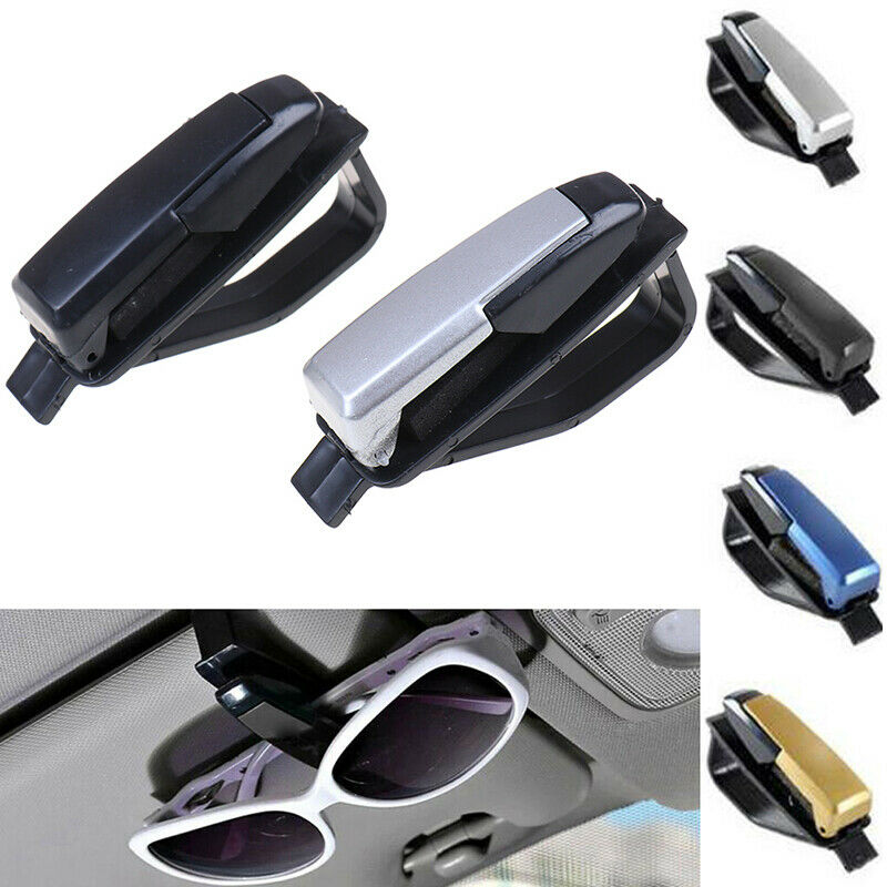 1Pcs Sun Visor Sunglasses Eye Glasses Card Pen Holder Clip for Car Vehicl Cy