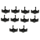 10 Packs 1/14 RC Car Front Hub Carrier Black for WLtoys 144001 DIY Parts