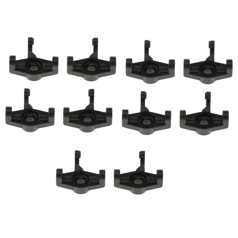 10 Packs 1/14 RC Car Front Hub Carrier Black for WLtoys 144001 DIY Parts