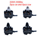 4Pcs Mt2204 2300Kv Cw Ccw Mini Brushless Motor For Mini 200 210 230 250 Mm