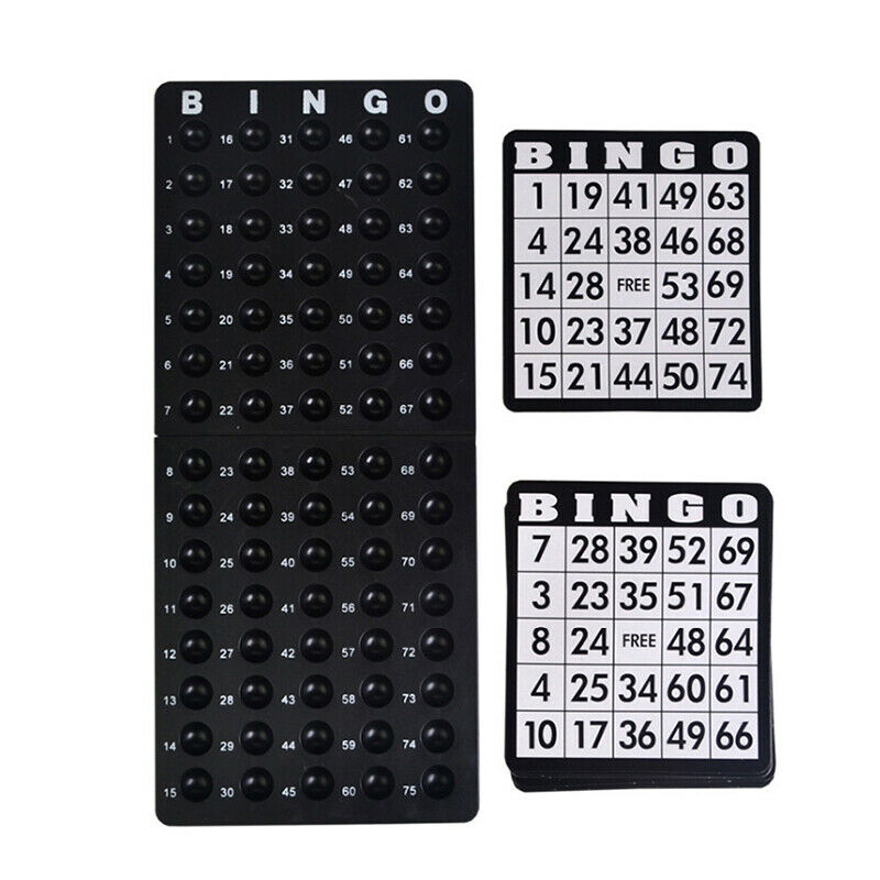 75 Balls-Lottery Machine Draw Machine Party Bingo Game Lucky Balls Game Lot J2Y3
