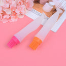 1x Silicone oil brush bottle kitchen BBQ tools cooking pancake baking basting Bj