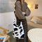 Cow Print Crossbody Bag Plush Women Fashion Big Capacity Shoulder Pouch (1)