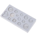 Silicone Button Shapes Cake Mould DIY Fondant Chocolate Cookie Ice Silicon Bj