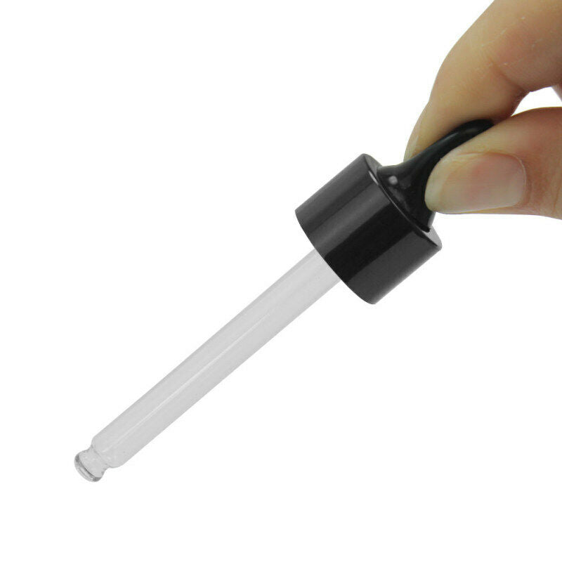 30ml Empty Glass Essence Oil Perfume Bottle Cosmetic Container + Dropp EBS