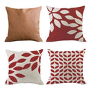 Decorative Throw Pillow Covers Only For Couch, Sofa, Or Bed Set Of 4 Modern X6G7