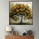 5D DIY Full Drill Diamond Painting Tree Cross Stitch Embroidery Kit (Orange