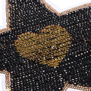 Star Heart Reversible Sequins Sew On Patch for clothes DIY Cra â„–[