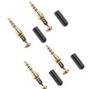 4 x DIY 3.5mm Male Jack Stereo Audio Adapter Converter Headphone Earphone