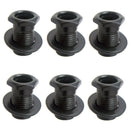 Black Iron Electric/Wood/Acoustic Guitar Tuning Peg Tuner 6 Pieces Mounting