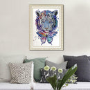 5D DIY Special Shaped Diamond Painting Tiger Butterfly Embroidery Craft Kit