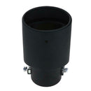 58mm Universal Black Stainless Steel Car Rear Exhaust Pipe Tail Muffler Tip
