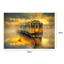5D DIY Full Drill Diamond Painting Cross Stitch Embroidery (Sunset Train)