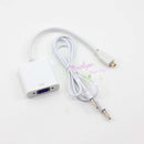 New HDMI Male to VGA Female Video Converter Adapter+3.5mm Audio Cable TV