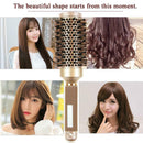 Pro Hair Dressing Brush Ceramic Iron Round Comb Magic Styling Combs (45mm) A