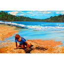 1000pcs DIY Beach Boy Puzzle Educational Learning Jigsaw Assembling Toys A
