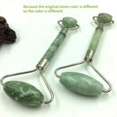 1PC Natural Facial Beauty Massage Tool Jade Wheel Face-Lift Massager Relaxa Q9V8
