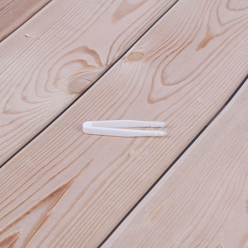 2XContact lens tweezers care travel clip clamp remover tool tips white kit A Gw